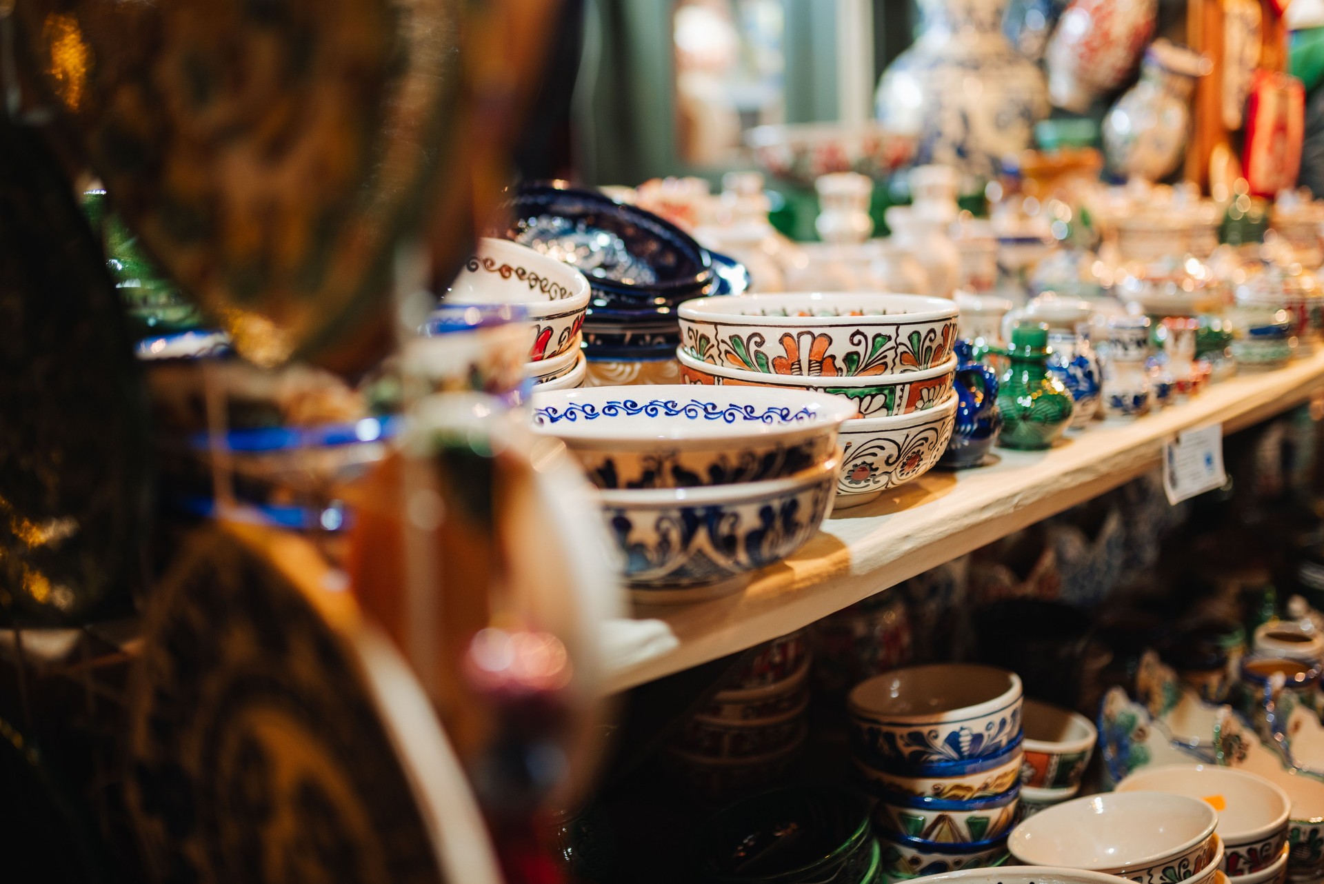 Traditional Romanian pottery for sale, Romania